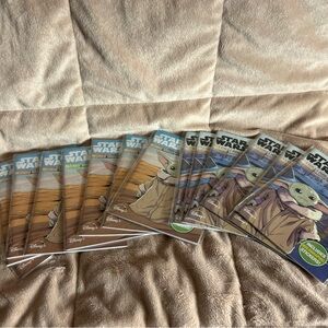 Mixed lot of 14 Disney Star Wars Mandalorian Colortivity books with stickers